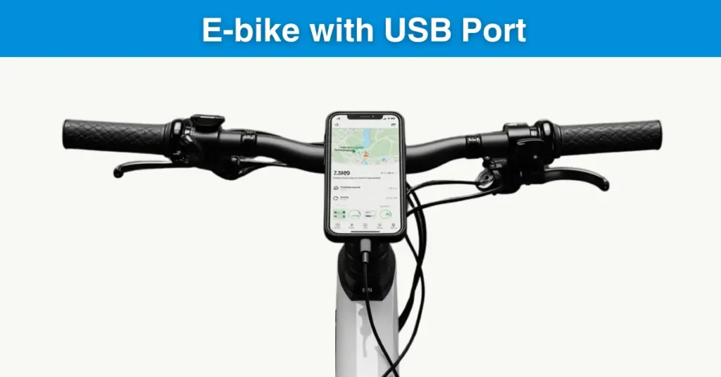 e-bike USB charging