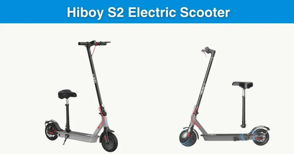 electric scooter with seat