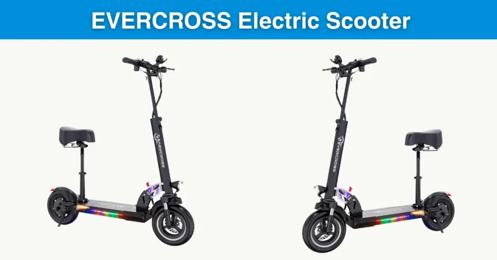 electric scooter with seat