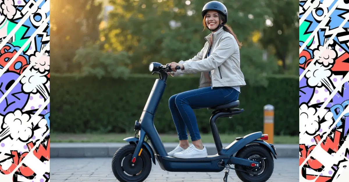 electric scooter with seat​